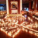 ►११११ पणत्यांनी उजळले मारुती मंदिर