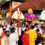 श्री सातेरीच्या नूतन चांदीच्या पालखीची भव्य मिरवणूक