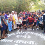 दौड स्पर्धेत शिवम व हेमलता प्रथम