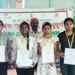चित्रकला स्पर्धेत कोमल परब तर स्लोगनमध्ये तेजस्वी शिदे प्रथम