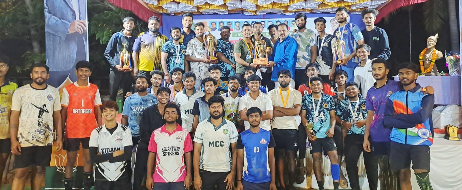 कोकण समृद्धी महोत्सवाच्या व्हॉलीबॉल स्पर्धेत मुरगुड कोल्हापूरचा डंका!